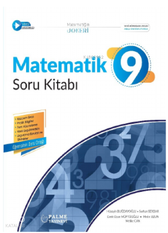 9.Sınıf Matematik Soru Kitabı | Hüseyin Buğdayoğlu | Palme Yayınevi