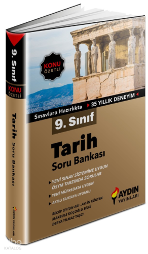 9. Sınıf Tarih Konu Özetli Soru Bankası | Kolektif | Aydın Yayınları
