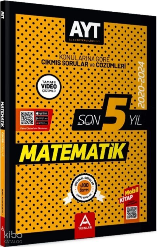 A Yayınları AYT Matematik Son 5 Yıl Çıkmış Sorular | Kolektif | A Yayı