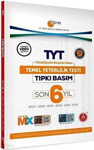 A Yayınları TYT Son 6 Yıl Tıpkı Basım Çıkmış Sorular | Kolektif | A Ya