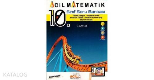 Acil 10.Sınıf Soru Bankası Matematik | Kolektif | Acil Yayınları (Bayi