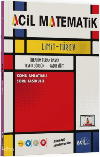Acil Yayınları Acil Matematik Limit Türev | Kolektif | Acil Yayınları 