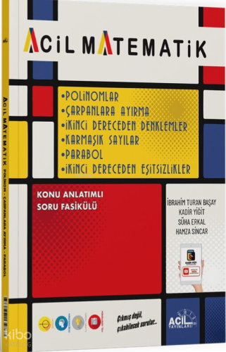 Acil Yayınları Acil Matematik Polinomlar Çarpanlara Ayırma 2. Derecede