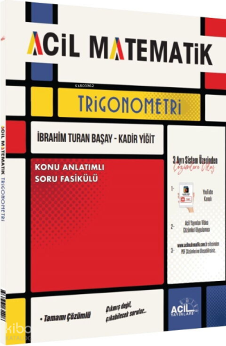 Acil Yayınları Acil Matematik Trigonometri | İbrahim Turan Başay | Aci