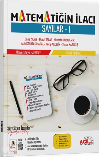 Acil Yayınları Matematiğin İlacı TYT Acil Matematik Sayılar 1 | Barış 