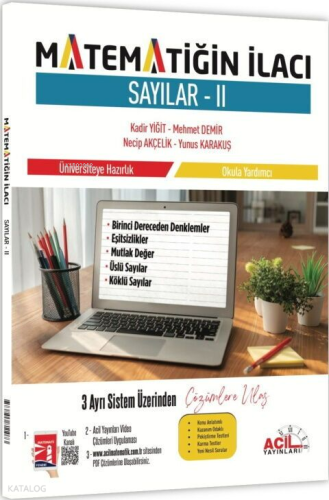 Acil Yayınları Matematiğin İlacı TYT Acil Matematik Sayılar 2 | Kolekt