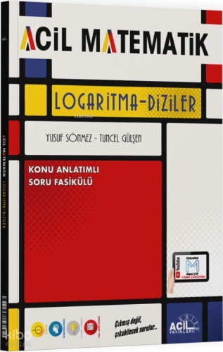 Acil Yayınları TYT Acil Matematik Logaritma Diziler | Tuncel Gülşen | 