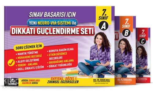 Adeda Neura - Via Sistemi ile 7. Sınıf Dikkat Güçlendirme Seti