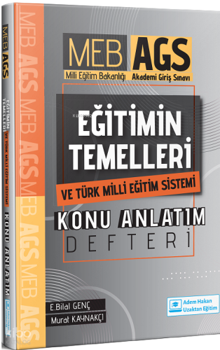 Adem Hakan Uzaktan Eğitim MEB-AGS Eğitimin Temelleri ve Türk Milli Eği