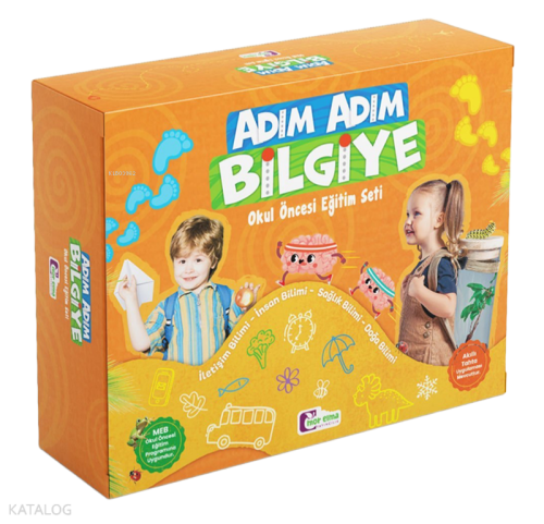 Adım Adım Bilgiye 4-5 Yaş Okul Öncesi Eğitim Seti | Kolektif | Mor Elm