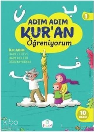 Adım Adım Kur'an Öğreniyorum Seti (3 Kitap + 1 Dvd)