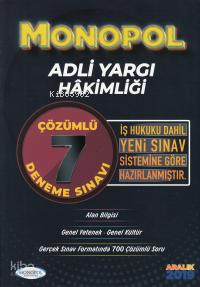 Adli Yargı Hakimliği Çözümlü 7 Deneme Sınavı