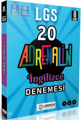 Adrenalin Yay. 8.Sınıf İngilizce 20 Branş Denemesi