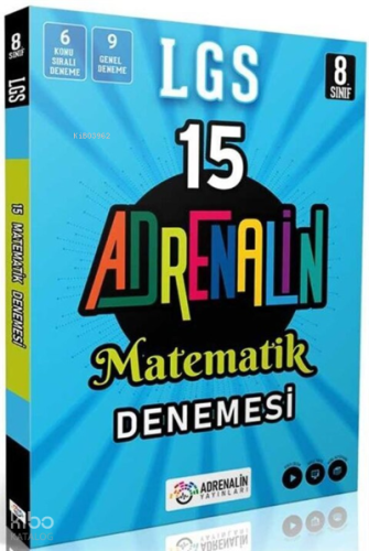Adrenalin Yay. 8.Sınıf Matematik 15 Branş Denemesi