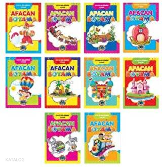 Afacan Boyama 10 Kitap Takım | Kolektif | Karatay Yayınları