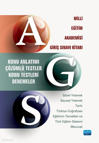 AGS - Milli Eğitim Akademisi Giriş Sınavı Kitabı - Konu Anlatımı - Çöz