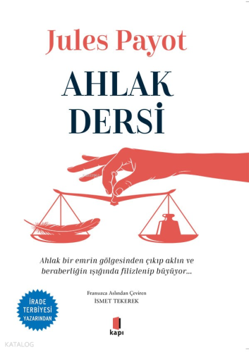 Ahlak Dersi | Jules Payot | Kapı Yayınları