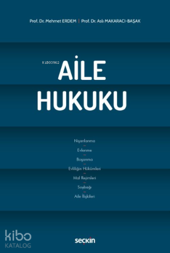 Aile Hukuku | Mehmet Erdem | Seçkin Yayıncılık