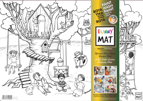 Akademi Çocuk Funny Mat - Ağaç Ev | Kolektif | Akademi Çocuk