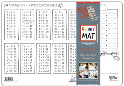 Akademi Çocuk-Funny Mat - Çarpım Tablosu