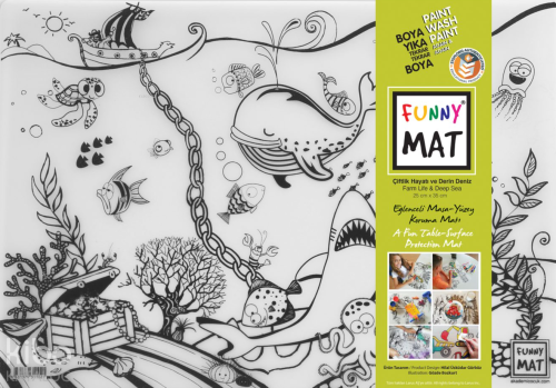 Akademi Çocuk Funny Mat Çiftlik Hayatı ve Derin Deniz 2'li Paket