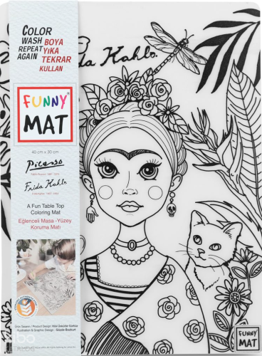 Akademi Çocuk Funny Mat - Frida Kahlo