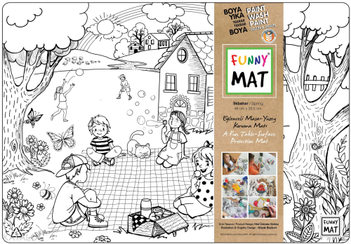 Akademi Çocuk Funny Mat - İlkbahar (%95 Geri Dönüşümlü)
