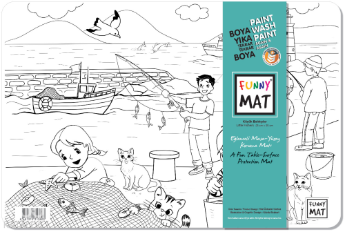 Akademi Çocuk Funny Mat - Küçük Balıkçılar | Kolektif | Akademi Çocuk 