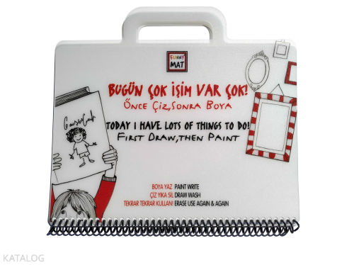 Akademi Çocuk Funny Mat Mini Set - Bugün Çok İşim Var Çok!