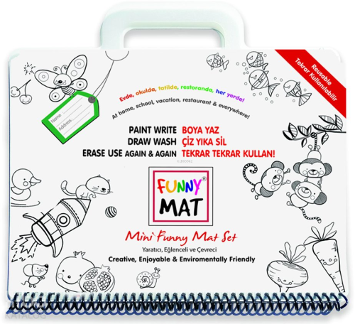 Akademi Çocuk Funny Mat - Mini Set - Eğitim Serisi | Kolektif | Akadem