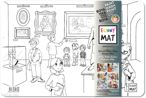 Akademi Çocuk Funny Mat - Müze | Kolektif | Akademi Çocuk (Kırtasiye)