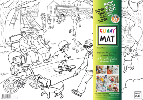 Akademi Çocuk Funny Mat - Park | Kolektif | Akademi Çocuk