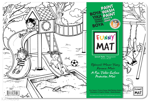 Akademi Çocuk Funny Mat - Park