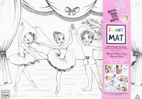 Akademi Çocuk Funny Mat - Prens ve Prenses - Dansçılar