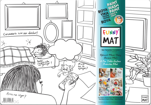 Akademi Çocuk Funny Mat - Sen Tamamla | Kolektif | Akademi Çocuk