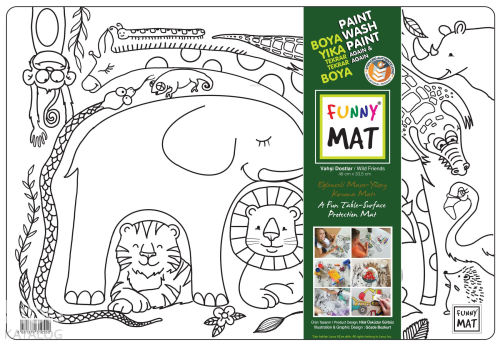 Akademi Çocuk Funny Mat - Vahşi Dostlar | Kolektif | Akademi Çocuk