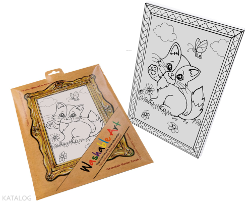 Akademi Çocuk Funny Mat - Washable Art - Kedi | Kolektif | Akademi Çoc