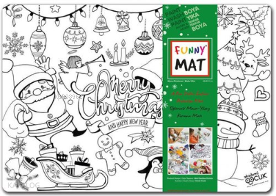 Akademi Çocuk-Funny Mat - Yeni Yıl-