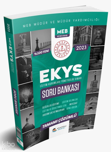 Akademi Denizi 2023 EKYS MEB Müdür ve Müdür Yardımcılığı Soru Bankası