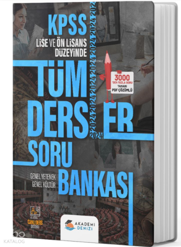 Akademi Denizi 2024 KPSS GYGK Lise ve Ön Lisans Düzeyinde Tüm Dersler 