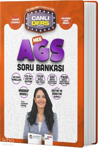 Akademi Denizi MEB AGS Eğitim ve Eğitim Mevzuatı Soru Bankası | Seda A