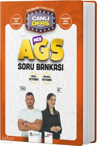 Akademi Denizi MEB AGS Sözel Sayısal Yetenek Soru Bankası | Merve Işık