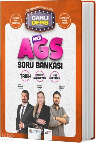 Akademi Denizi MEB AGS Tarih Coğrafya Anayasa Soru Bankası | Emine Maş