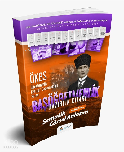 Akademi Denizi  ÖKBS Başöğretmenlik Şematik Görsel Anlatım Hazırlık Kitabı