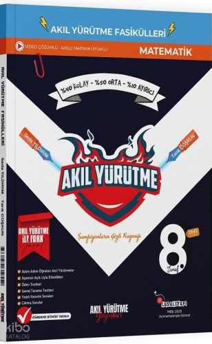 Akıl Yürütme 8. Sınıf Matematik 6'lı Akıl Yürütme Fasikül Seti | Seda 
