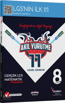 Akıl Yürütme Yayınları 8. Sınıf LGS Matematik 11 Genel Deneme | Tarık 