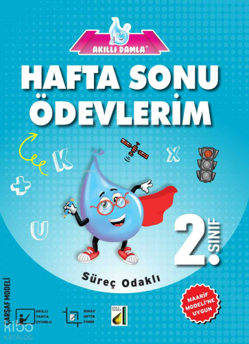 Akıllı Damla Hafta Sonu Ödevlerim-2. Sınıf | Kolektif | Damla Eğitim