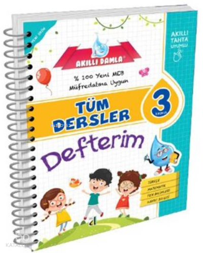 Akıllı Damla Tüm Dersler Defterim - 3