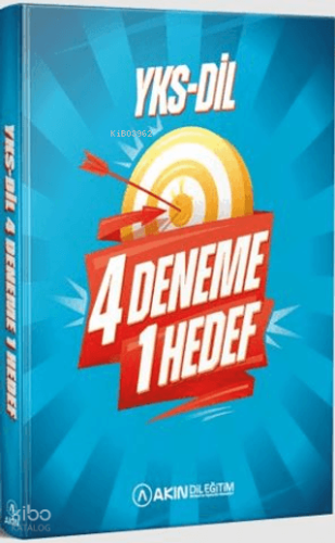Akın Dil Eğitim YKS - Dil 4 Deneme 1 Hedef | Kolektif | Akın Dil Eğiti