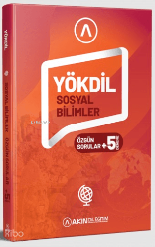 Akın Dil Eğitim Yökdil Sosyal Bilimler Özgün Sorular + 5 Deneme | Kole
